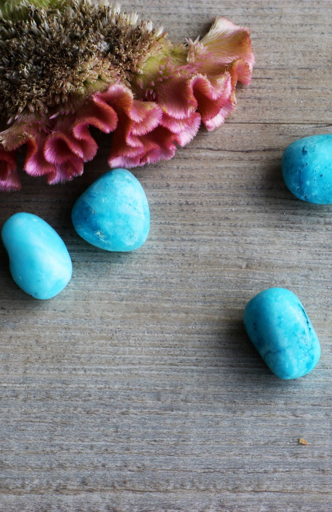 Blue Aragonite AAA Tumbled Stone